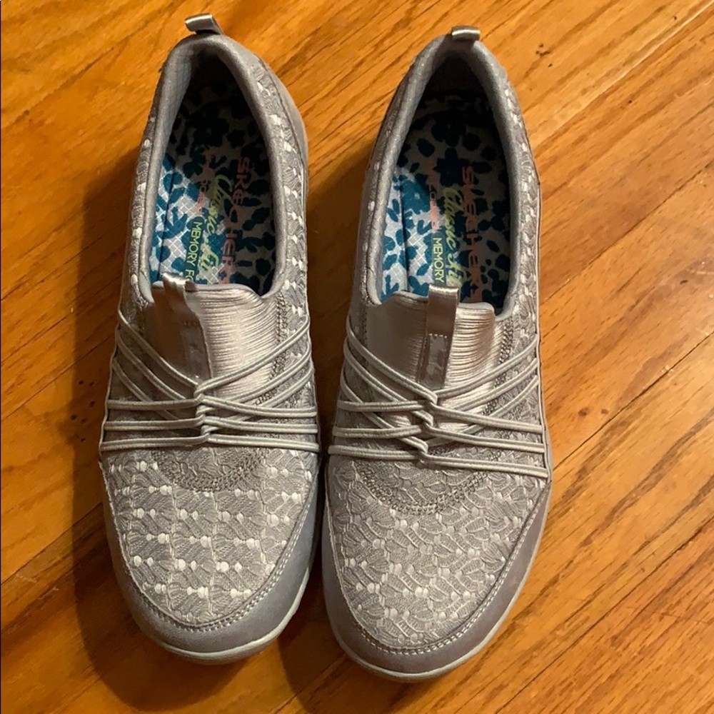 Women’s Sketchers memory foam slip ons